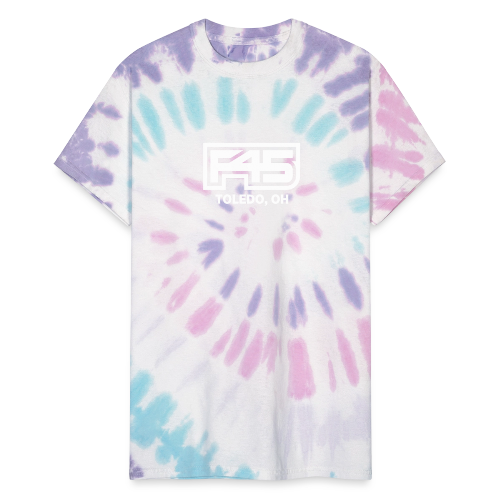 Unisex Toledo Tie Dye T-Shirt - Pastel Spiral