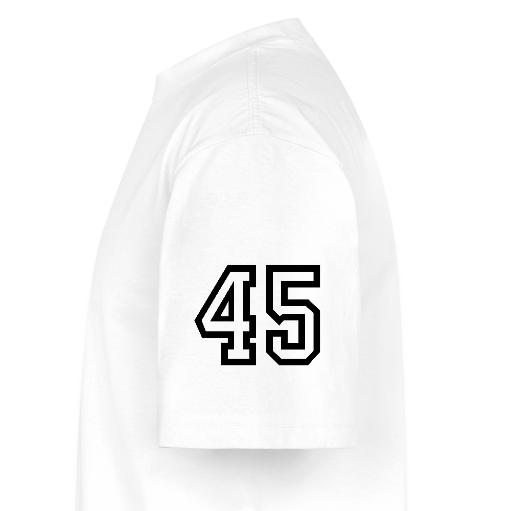 F45 Oversized Coach T-Shirt (Blue) - white
