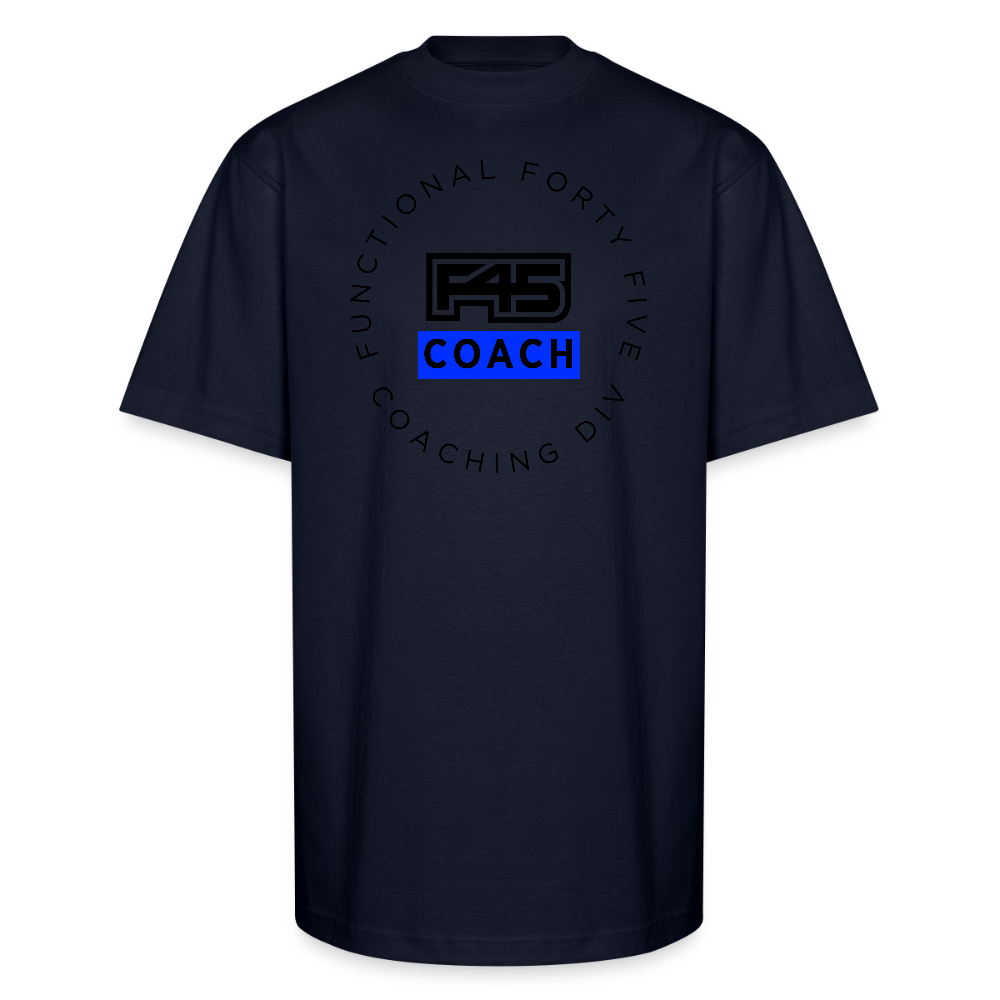 F45 Oversized Coach T-Shirt (Blue) - navy