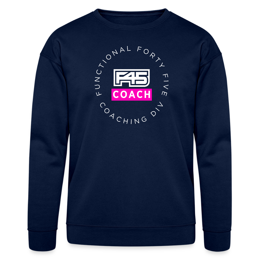 F45 Bella + Canvas Coach Sweatshirt (Pink) - navy