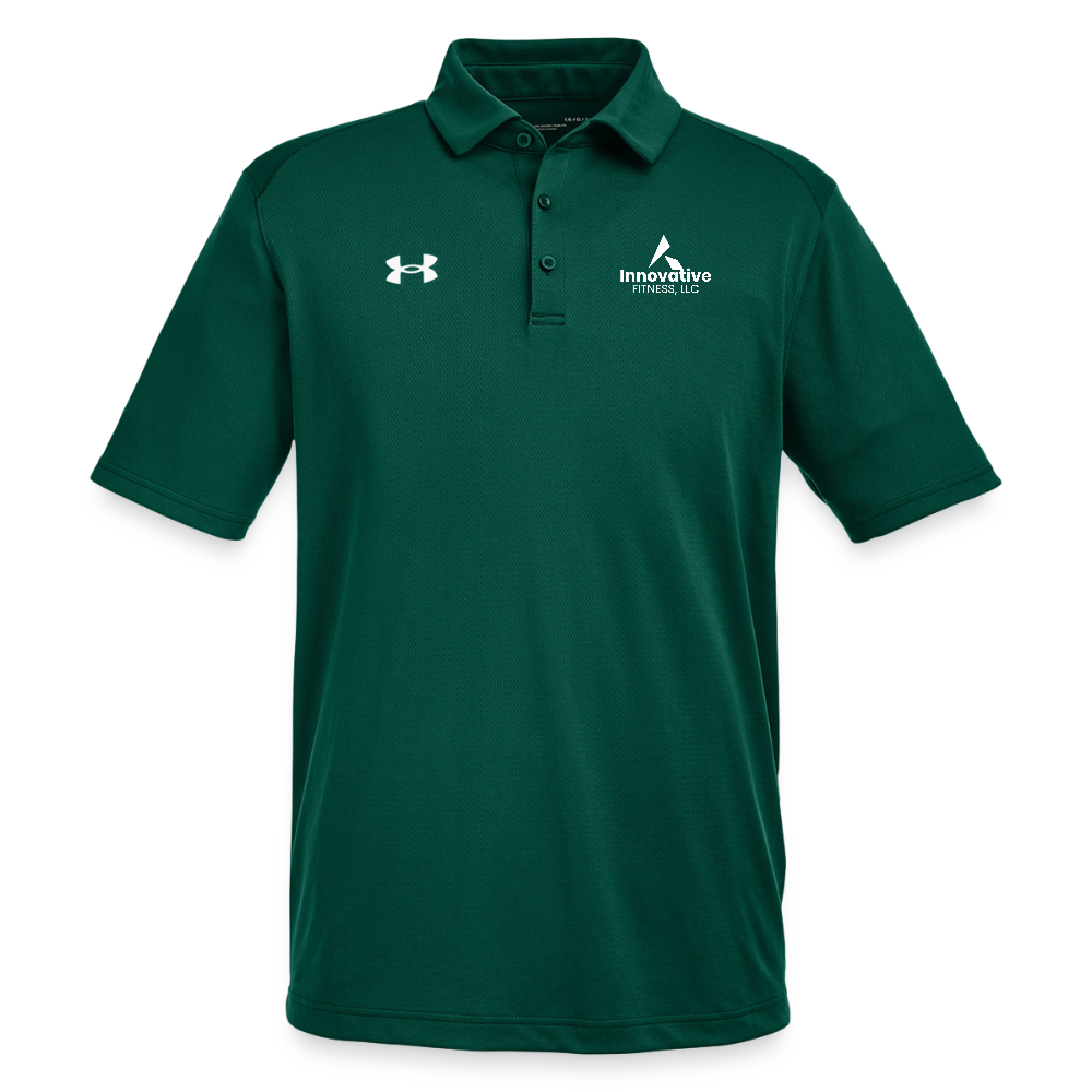 Men's Corporate Polo - forest green/white