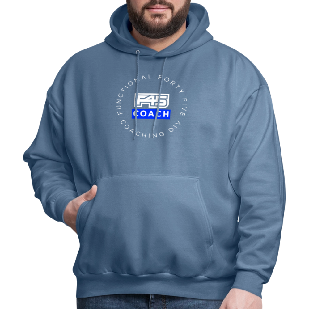 Men's Coach Hoodie - denim blue