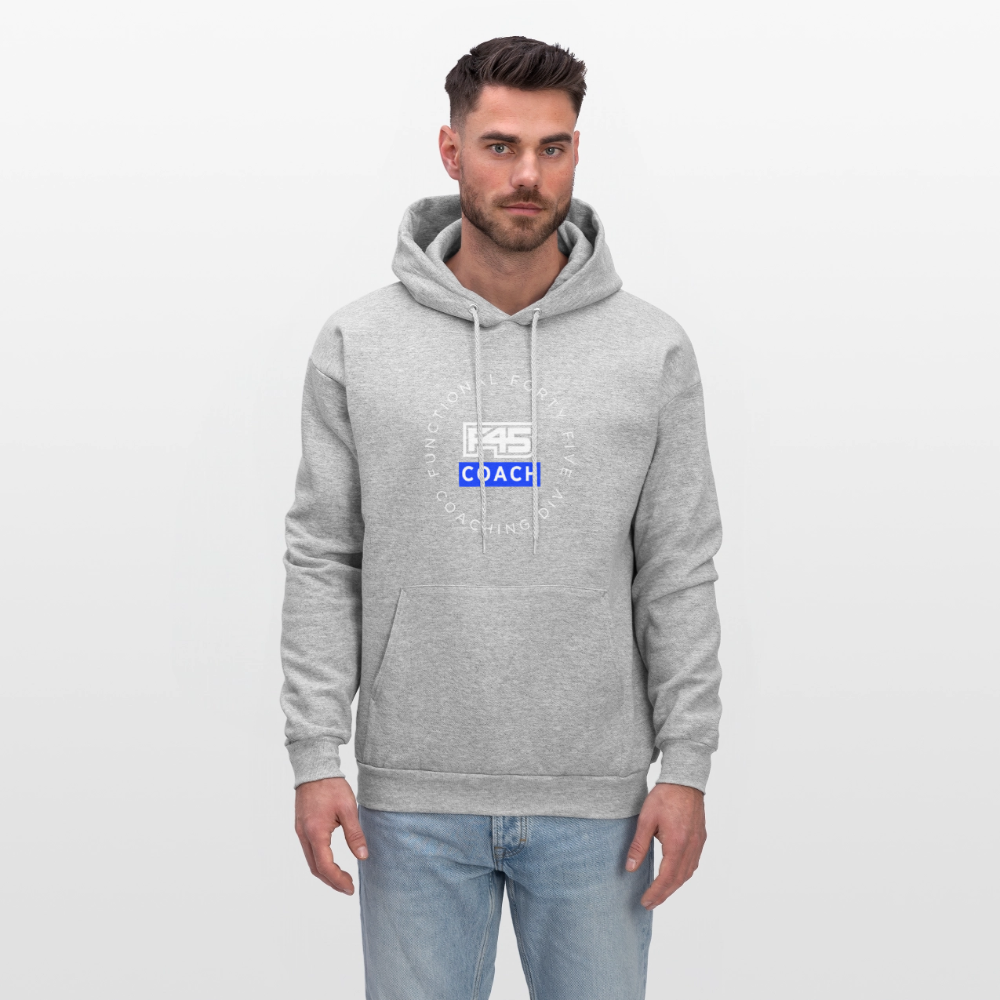 Men's Coach Hoodie - heather gray