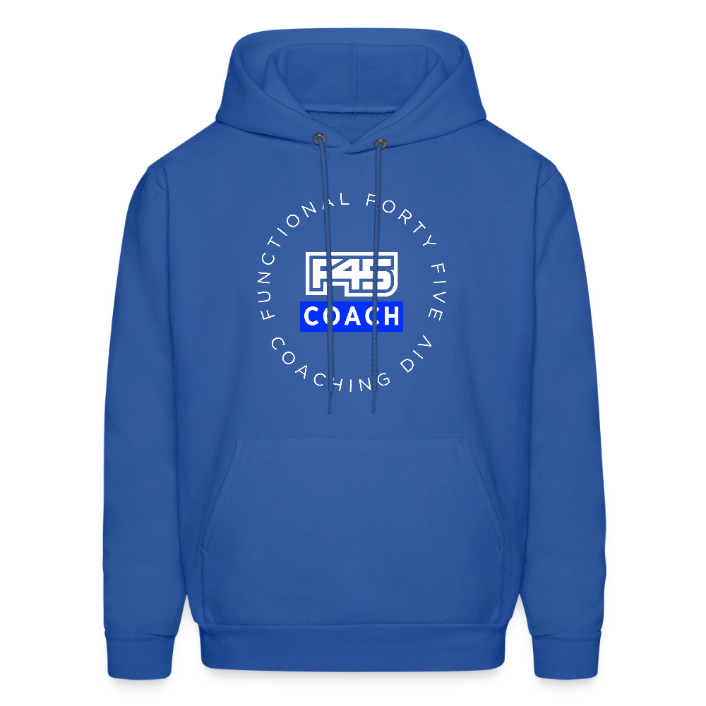 Men's Coach Hoodie - royal blue
