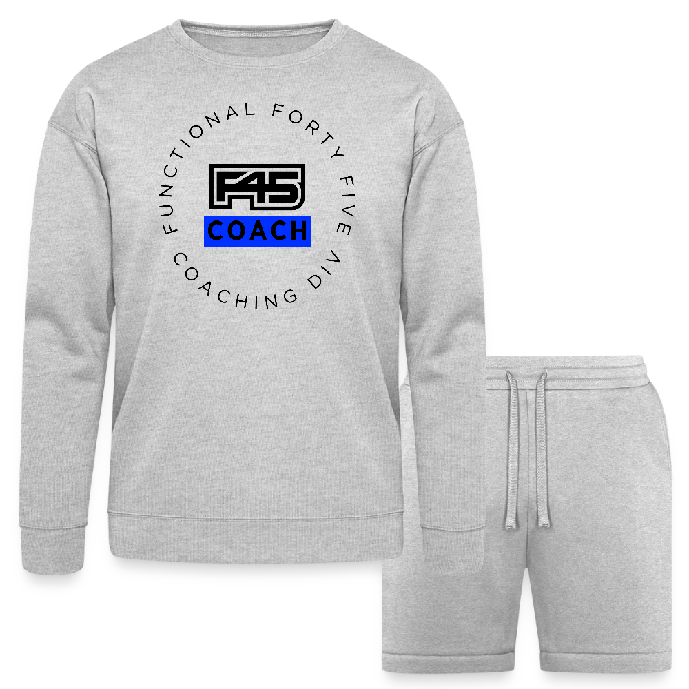 Unisex Sweatshirt & Short Set (2 colors) - heather gray