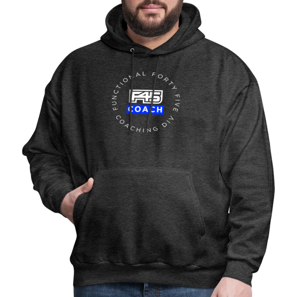 Men's Coach Hoodie - charcoal grey