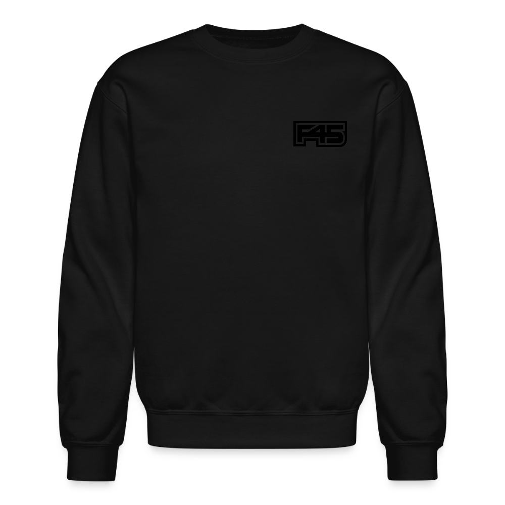 Unisex F45 Crewneck - Small Black Logo - black