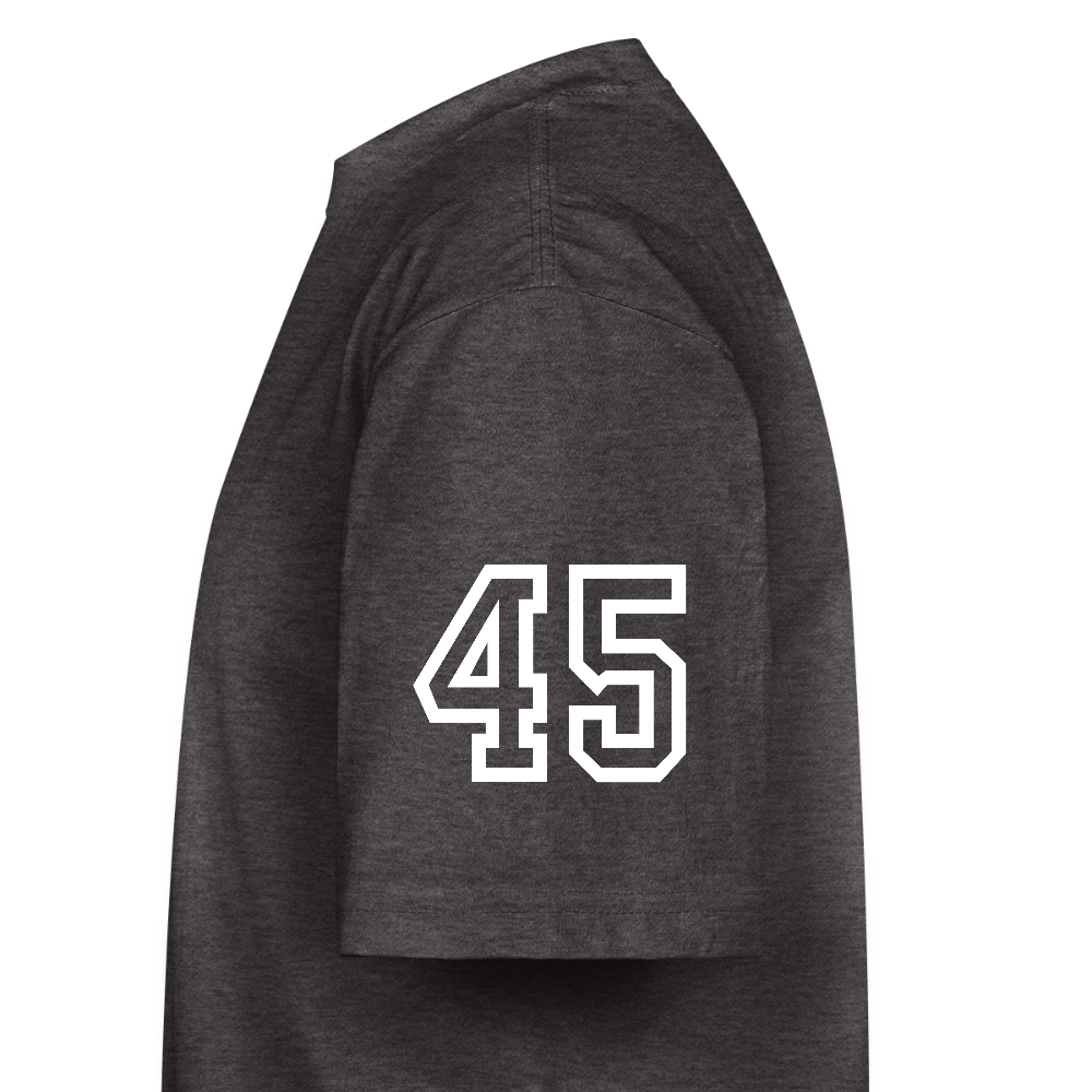 F45 Oversized Coach T-Shirt - charcoal grey