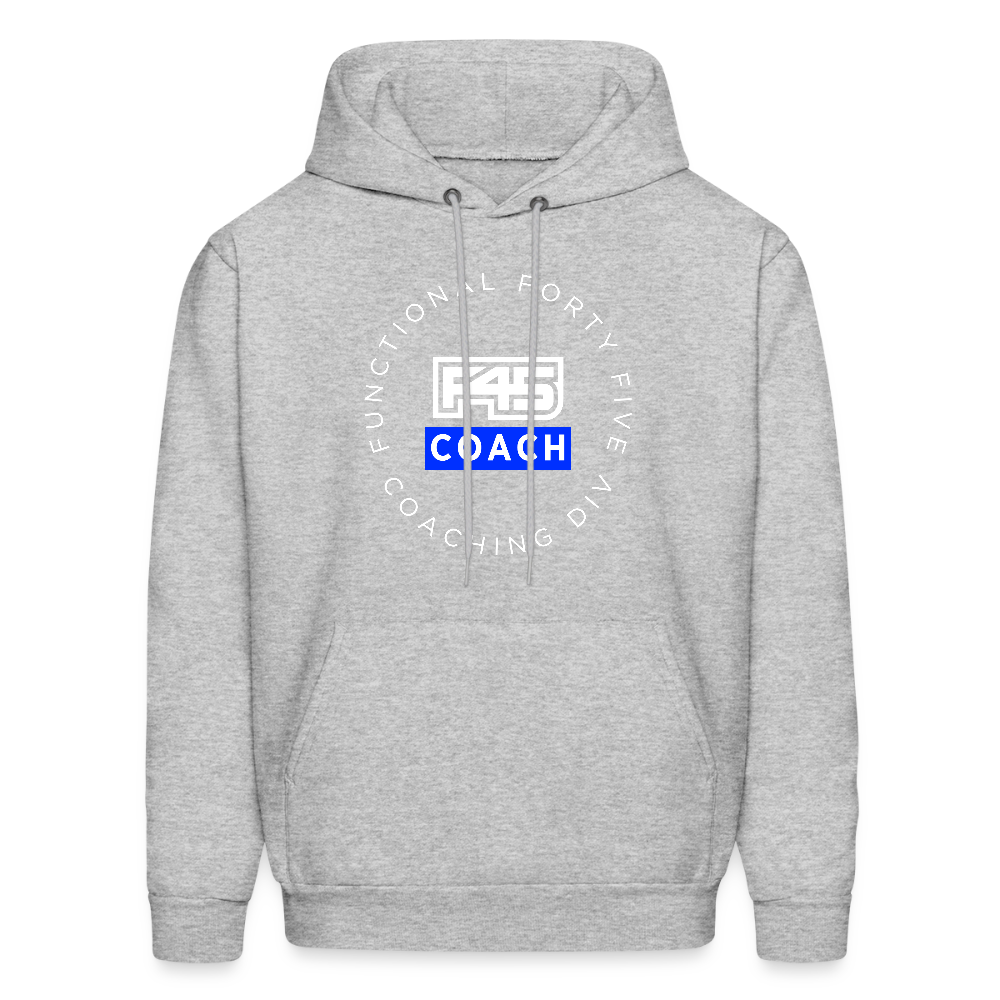 Men's Coach Hoodie - heather gray