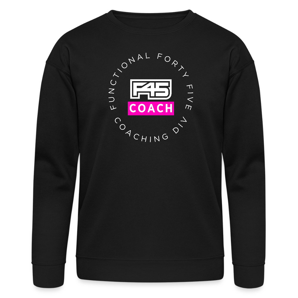 F45 Bella + Canvas Coach Sweatshirt (Pink) - black