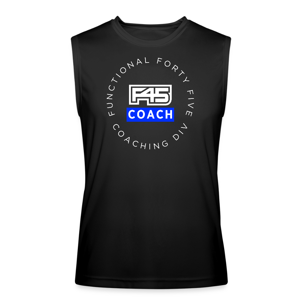 Men’s Performance Coach Sleeveless Shirt - black