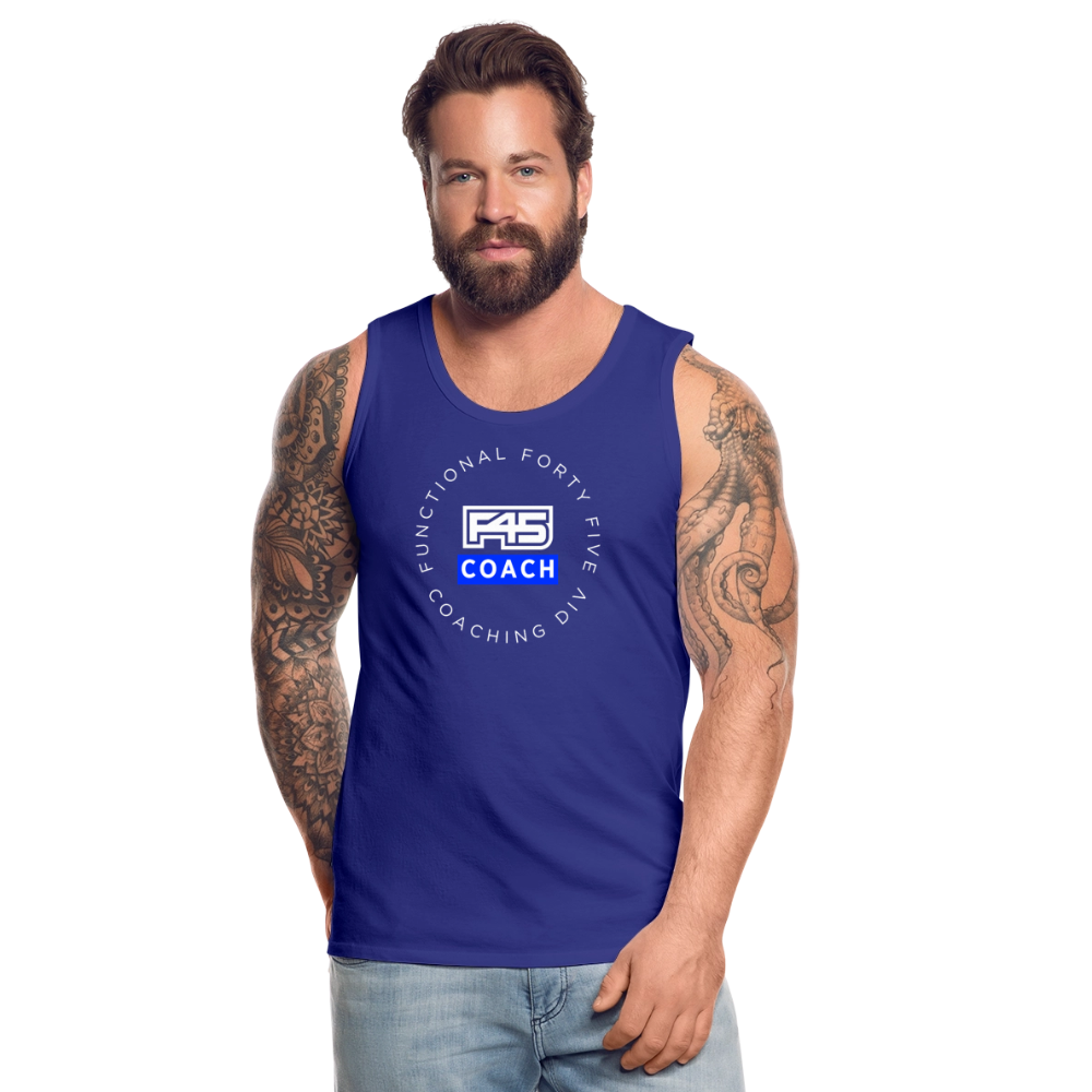Men’s Coach Tank - royal blue