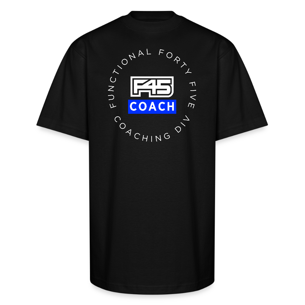 F45 Oversized Coach T-Shirt - black