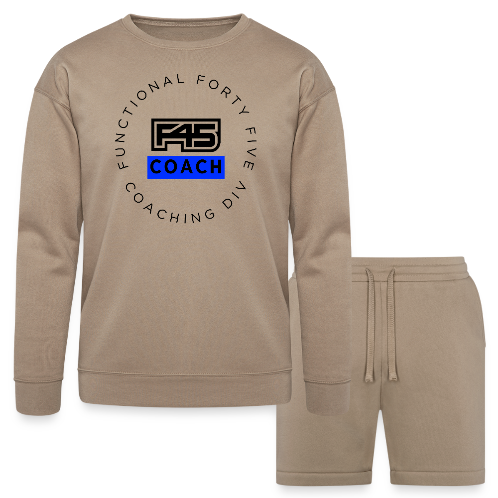 Unisex Sweatshirt & Short Set (2 colors) - tan