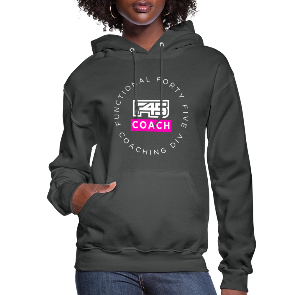 Women's Coach Hoodie (Pink) - asphalt