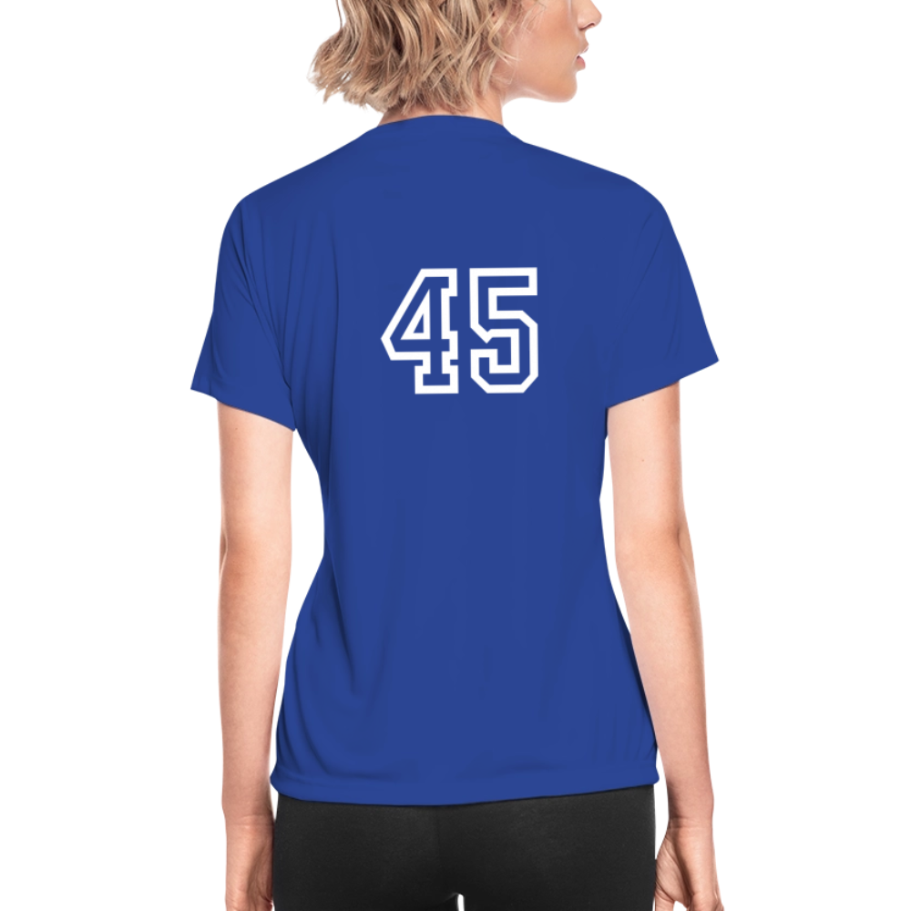 Women's Coach Performance Shirt - royal blue