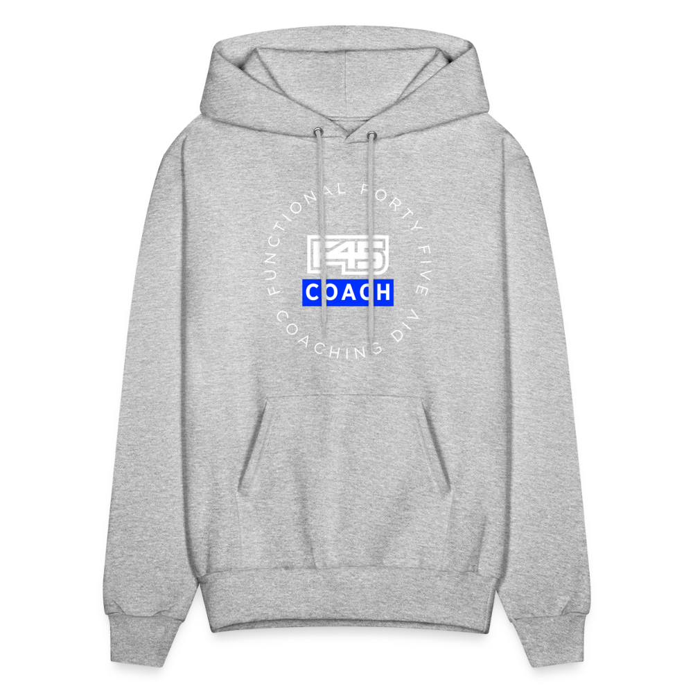Men's Coach Hoodie - heather gray