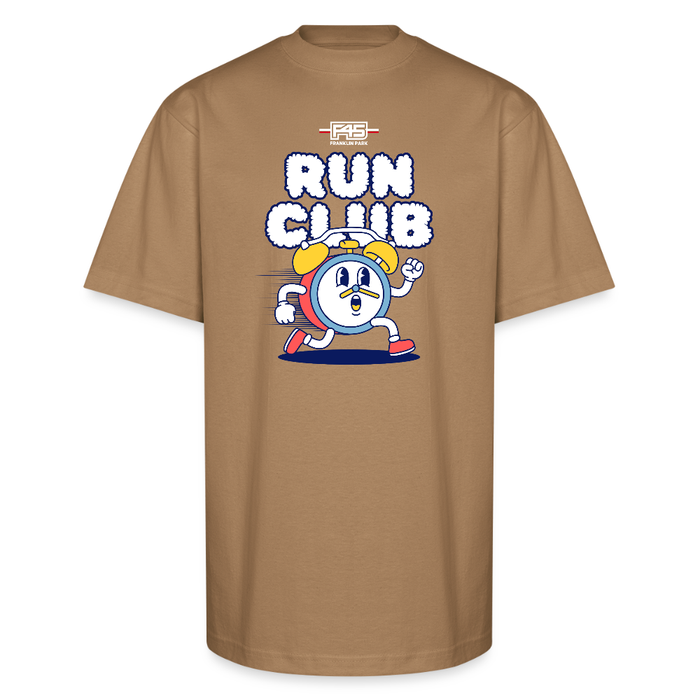 Unisex Oversized Run Club T-Shirt (7 colors) - khaki