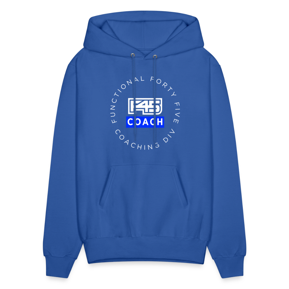 Men's Coach Hoodie - royal blue