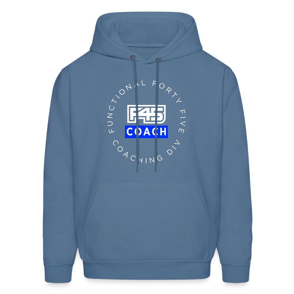 Men's Coach Hoodie - denim blue
