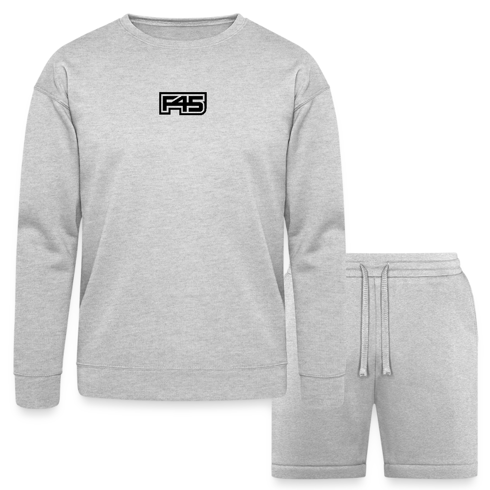 Unisex Sweatshirt & Short Set Bella + Canvas (3 colors) - heather gray