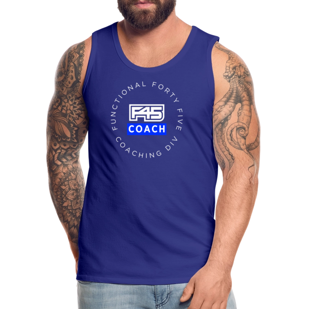 Men’s Coach Tank - royal blue