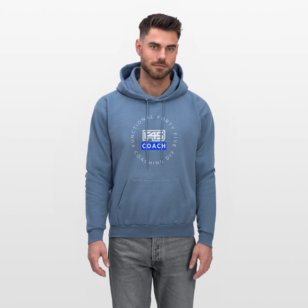 Men's Coach Hoodie - denim blue