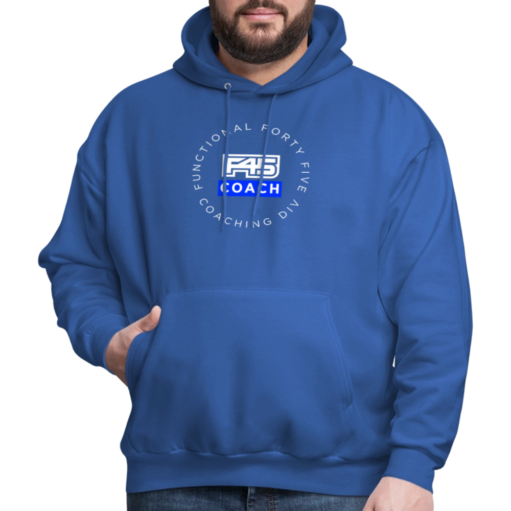 Men's Coach Hoodie - royal blue