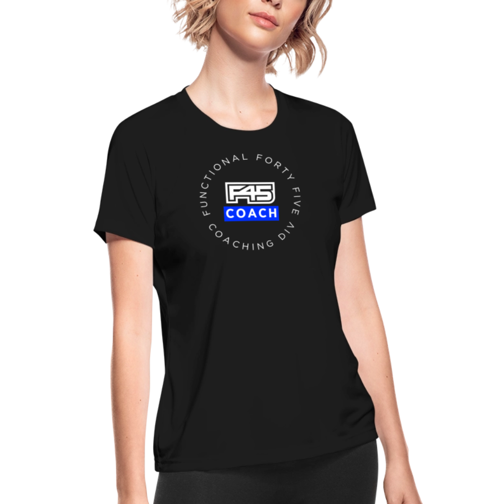Women's Coach Performance Shirt - black