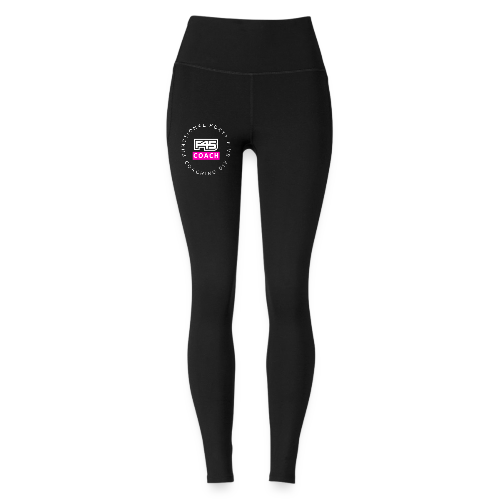 F45 Under Armour Women's Leggings (Pink) - black