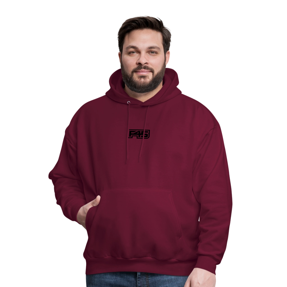 F45 Sleek Men's Hoodie (12 colors) - burgundy