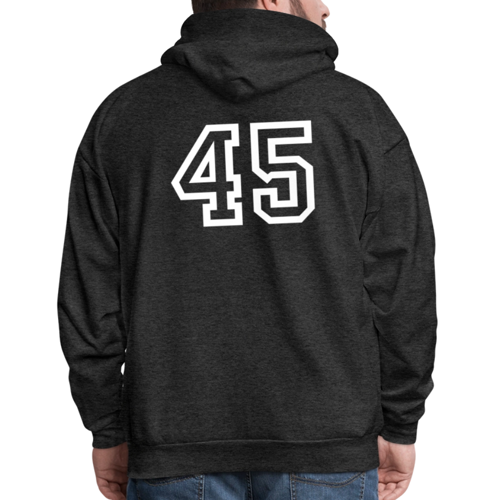 Men's Coach Hoodie - charcoal grey