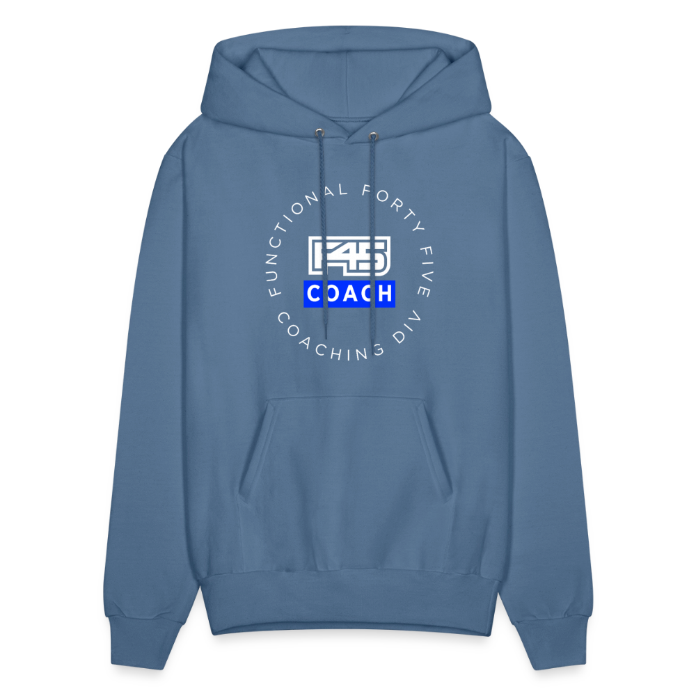 Men's Coach Hoodie - denim blue