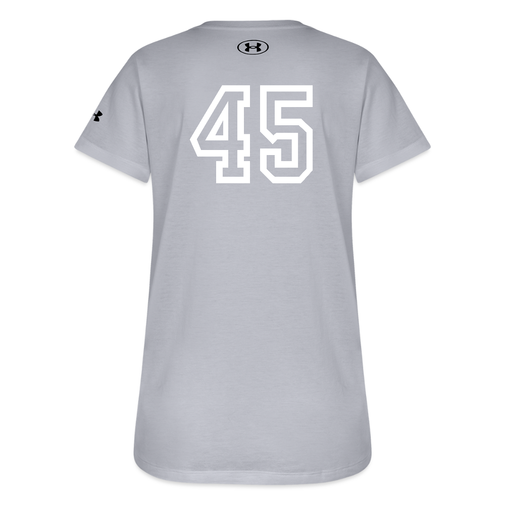 Under Armour Women's Coach T-Shirt (Pink) - gray