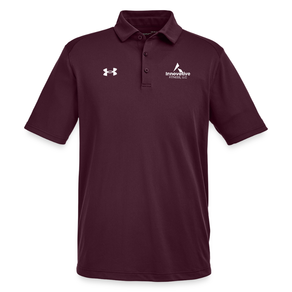 Men's Corporate Polo - maroon/white
