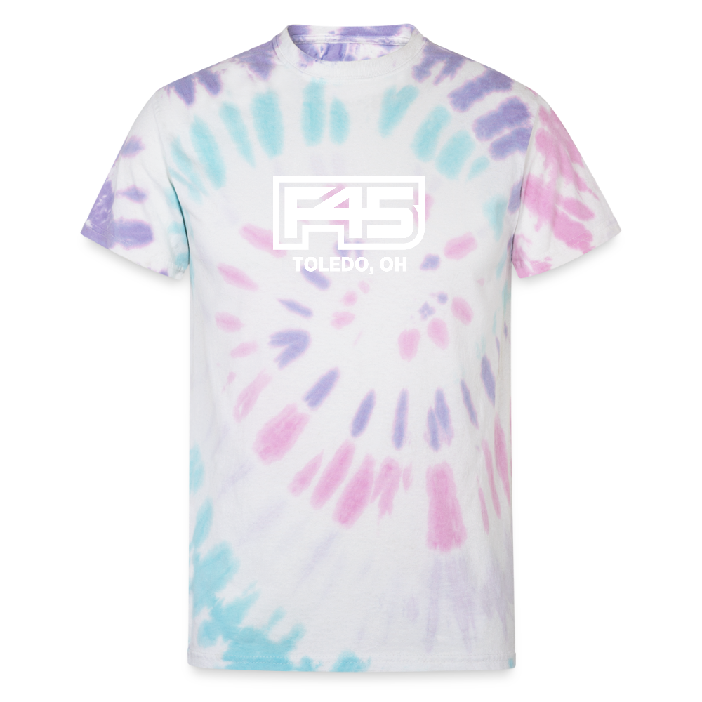 Unisex Toledo Tie Dye T-Shirt - Pastel Spiral