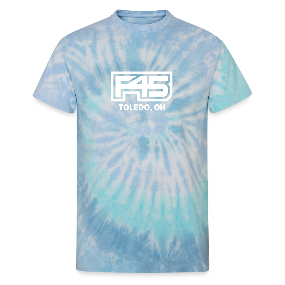 Unisex Toledo Tie Dye T-Shirt - blue lagoon