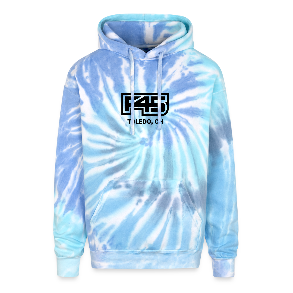 Unisex Tie Dye Hoodie (4 colors) - blue lagoon