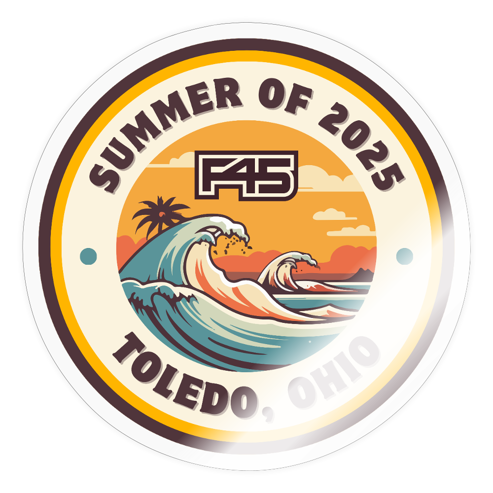 Summer of 2025 Toledo Sticker - transparent glossy