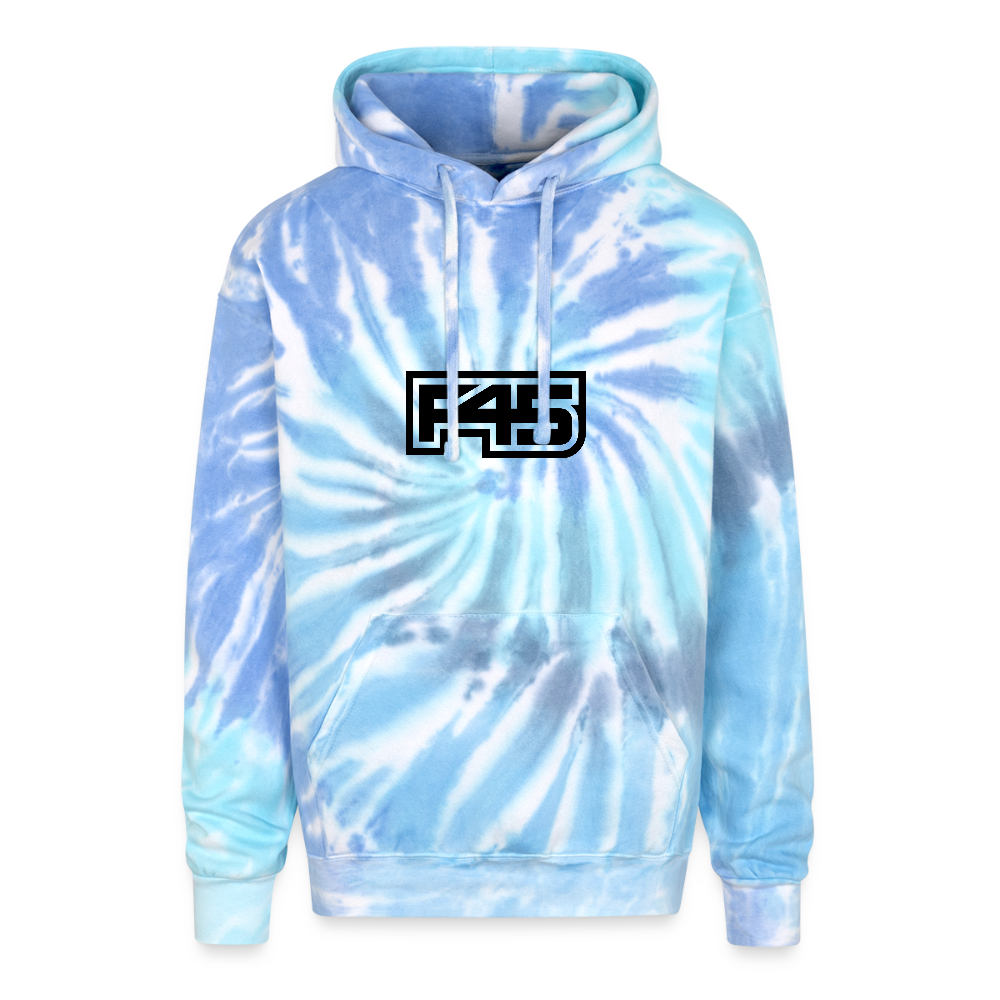 Adult Tie Dye Hoodie - blue lagoon