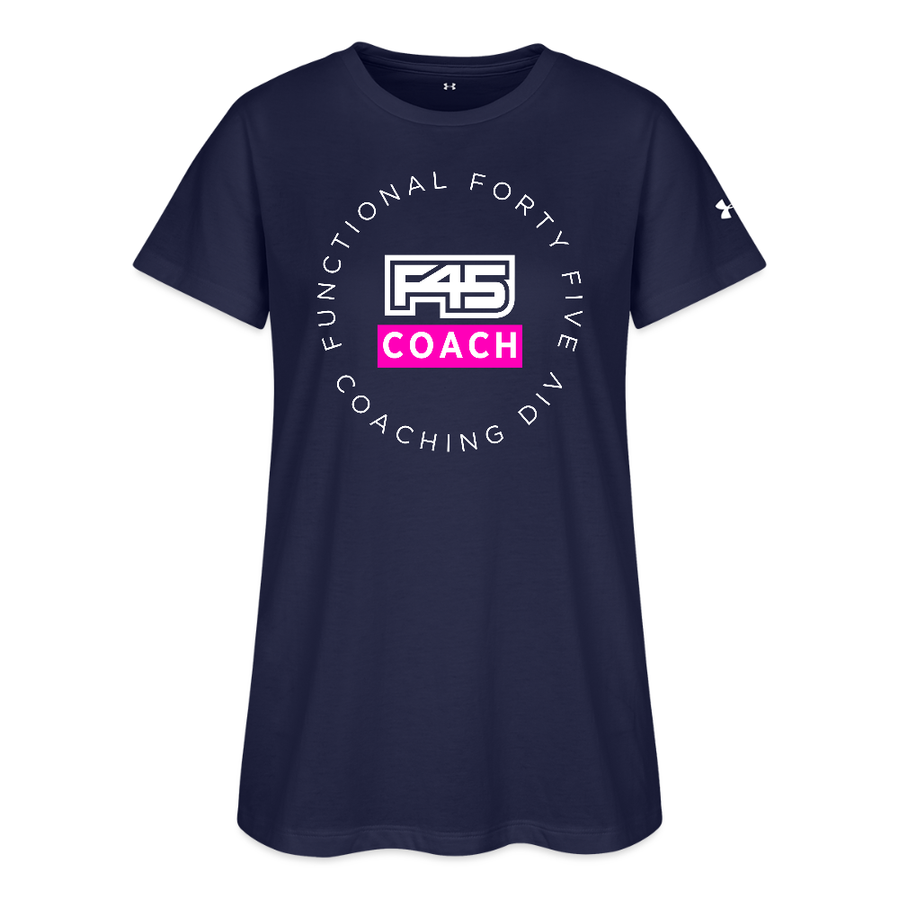 Under Armour Women's Coach T-Shirt (Pink) - navy