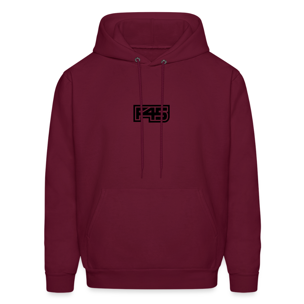 F45 Sleek Men's Hoodie (12 colors) - burgundy