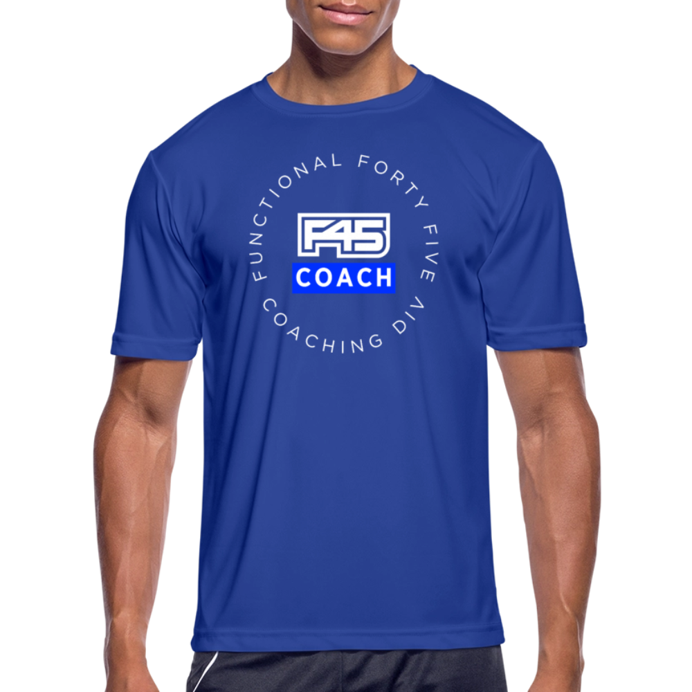 Men’s Coach Performance Shirt - royal blue