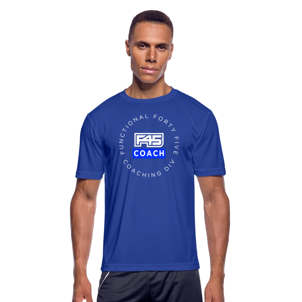 Men’s Coach Performance Shirt - royal blue