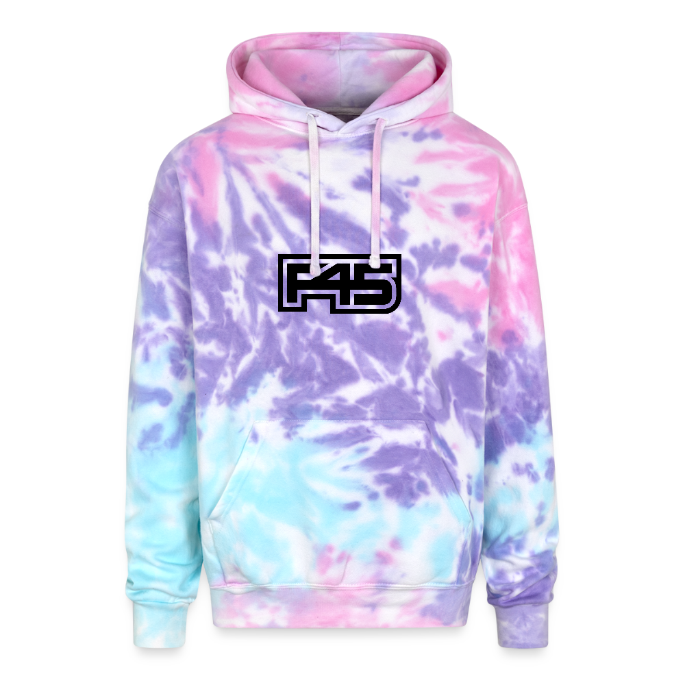 Adult Tie Dye Hoodie - cotton candy