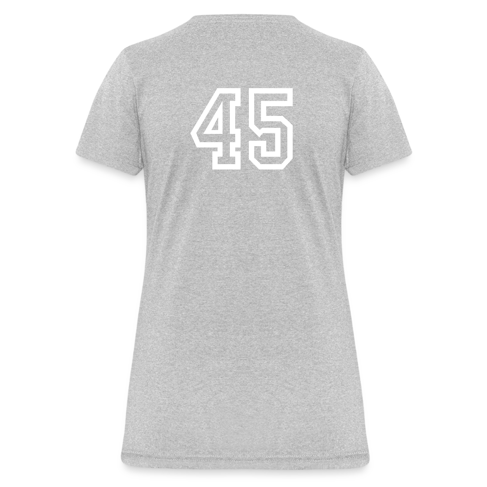 Women's Coach T-Shirt (Pink) - heather gray