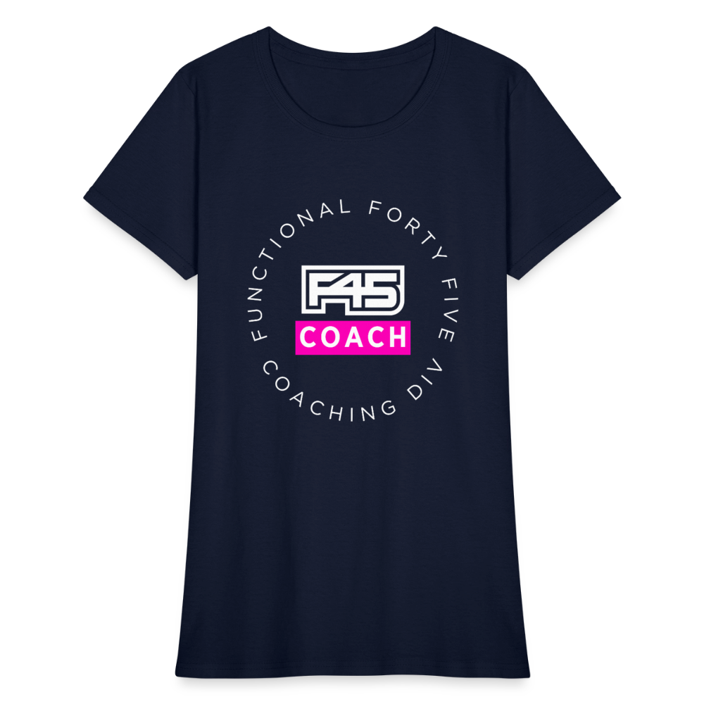 Women's Coach T-Shirt (Pink) - navy