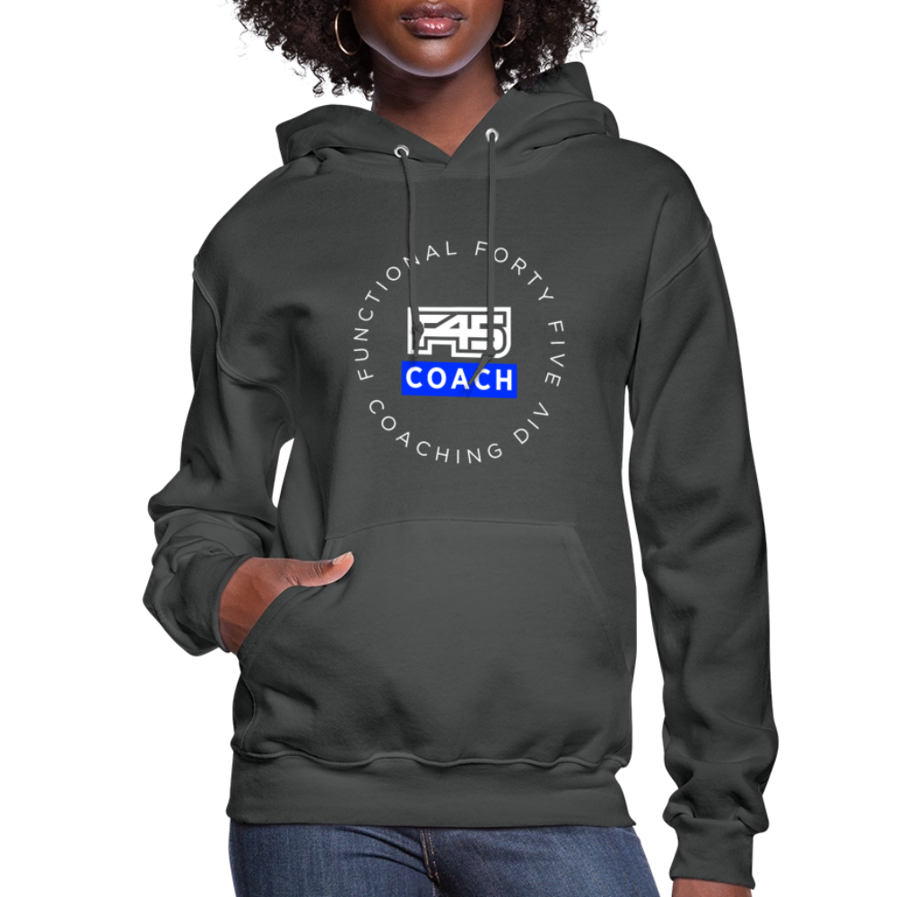 Women's Coach Hoodie - asphalt