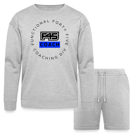 Unisex Sweatshirt & Short Set (2 colors) - heather gray