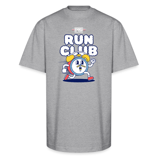 Unisex Oversized Run Club T-Shirt (7 colors) - heather gray